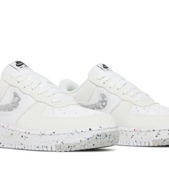 Nike Air Force1 Shoes - Nike Air Force 1 Crater White Black Zebra DH0927 101 Women's Size 7